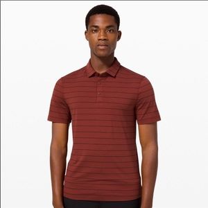 lululemon athletica Men's Polo Shirt in Brick Red